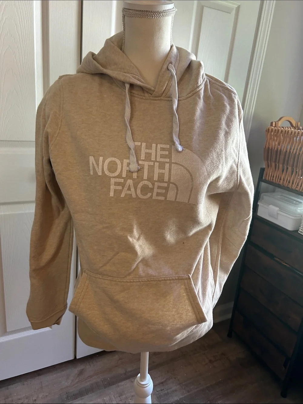 The North Face Tan Logo Pullover Hoodie